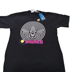 Men's Adidas Glow In The Dark Trefoil Short Sleeve T-shirt